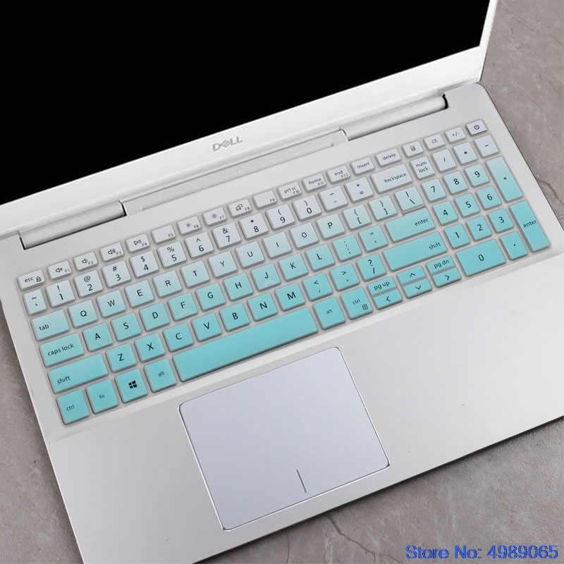Keyboard Cover Silicone - แล็ปท็อปแป้นพิมพ์ฝาครอบป้องกันสำหรับ Dell Inspiron 17-7790 17-7791 15-5593