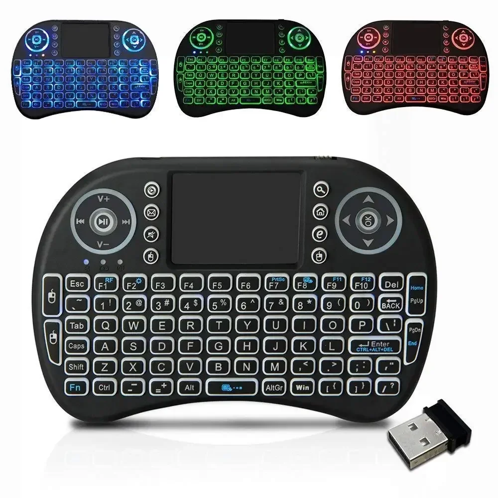 Laptop Accessories Combo - Cool Backlit I8 Mini Air Mouse