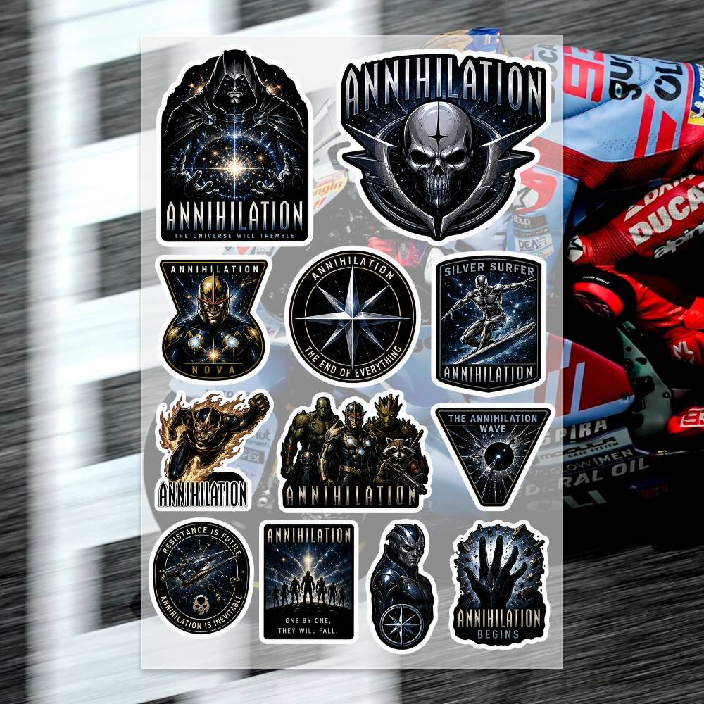Laptop Accessories Wallpaper - สติ๊กเกอร์ A-nnihilation สติ๊กเกอร์ติดรถ ติดกันชน ติดกระจก ติดมอเตอร์ไซค์