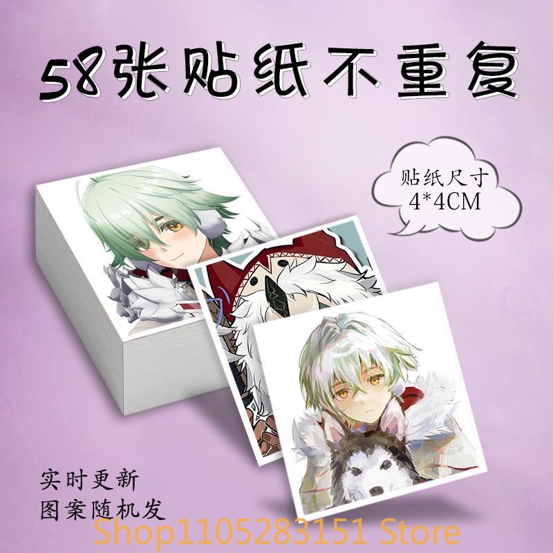 Laptop Accessory - สติ๊กเกอร์คอสเพลย์อะลิโอชาจากเกม Genshin Impact ลายการ์ตูนน่ารัก สำหรับตกแต่งกระเป๋าเดินทาง แล็ปท็อป
