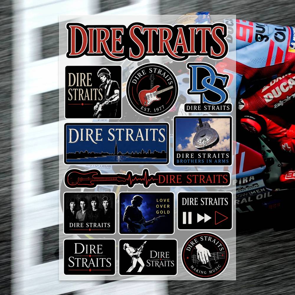 Laptop Accessories Wallpaper - สติ๊กเกอร์ D-Dire Straits สติ๊กเกอร์ติดรถ ติดกันชน ติดกระจก