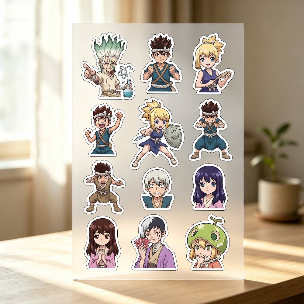 Laptop Accessories Wallpaper - 1 ชิ้น Dr. S-tone สติกเกอร์ติดตัวถังรถยนต์ กระจกหน้าต่าง