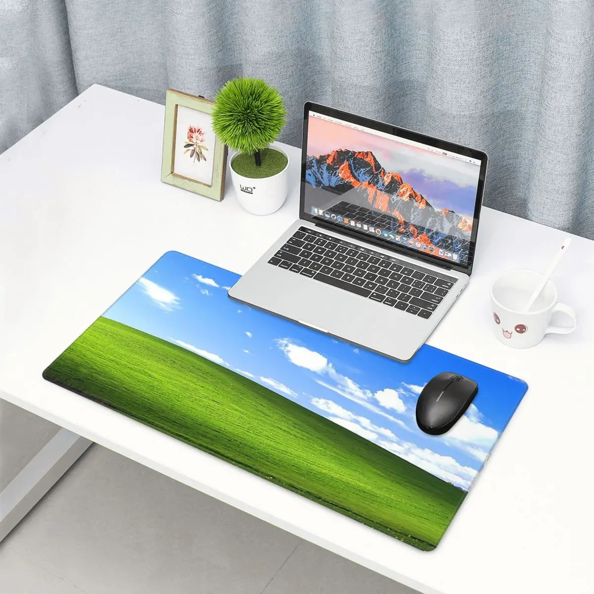 Laptop Accessories Wallpaper - แผ่นรองเมาส์ขนาดใหญ่ วอลเปเปอร์ Windows XP แผ่นรองสำหรับเกมเมอร์ พีซี