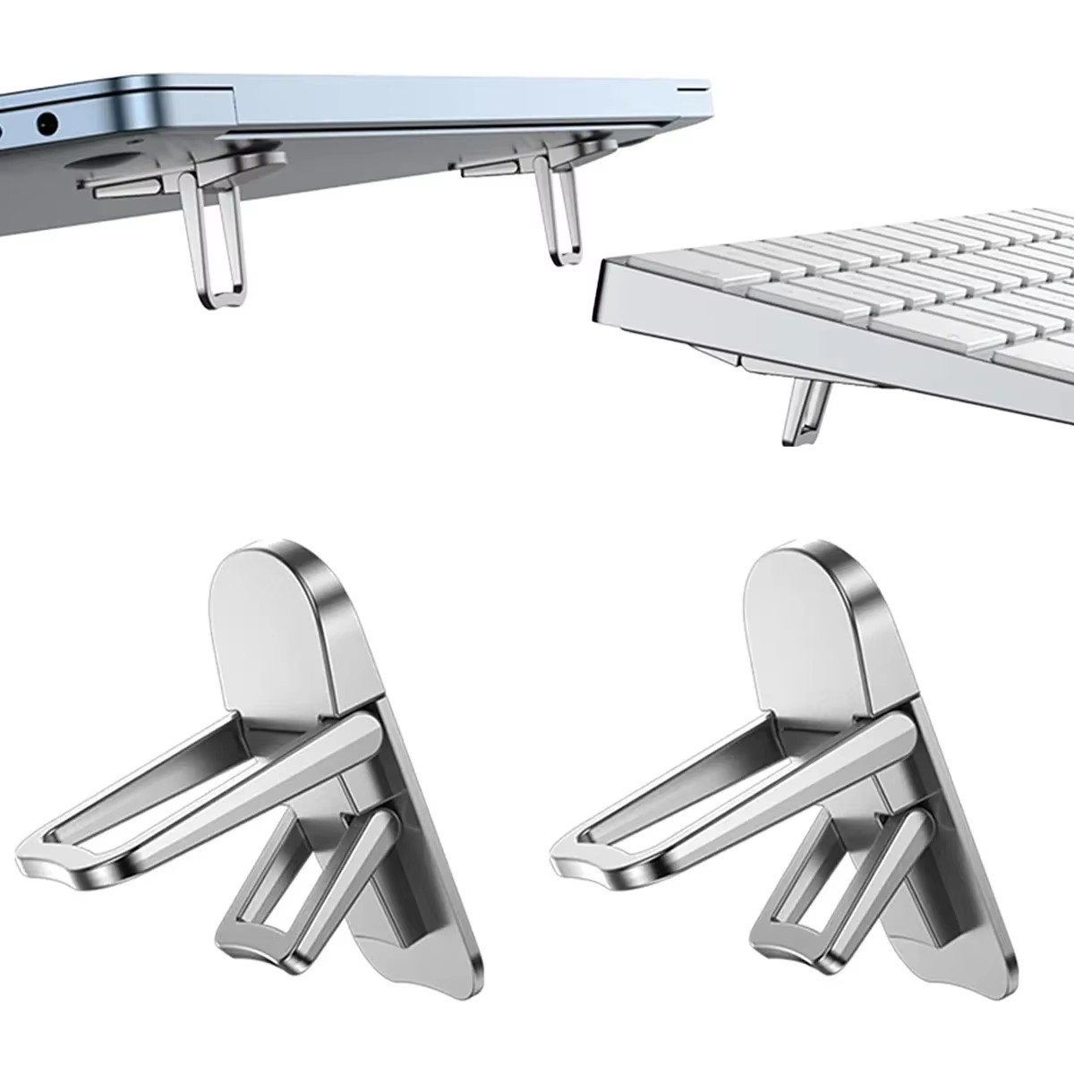 Laptop Accessories Organizer - ขาตั้งแล็ปท็อปแบบพกพาขนาดเล็กสำหรับ Macbook Huawei Samsung Xiaomi Dell