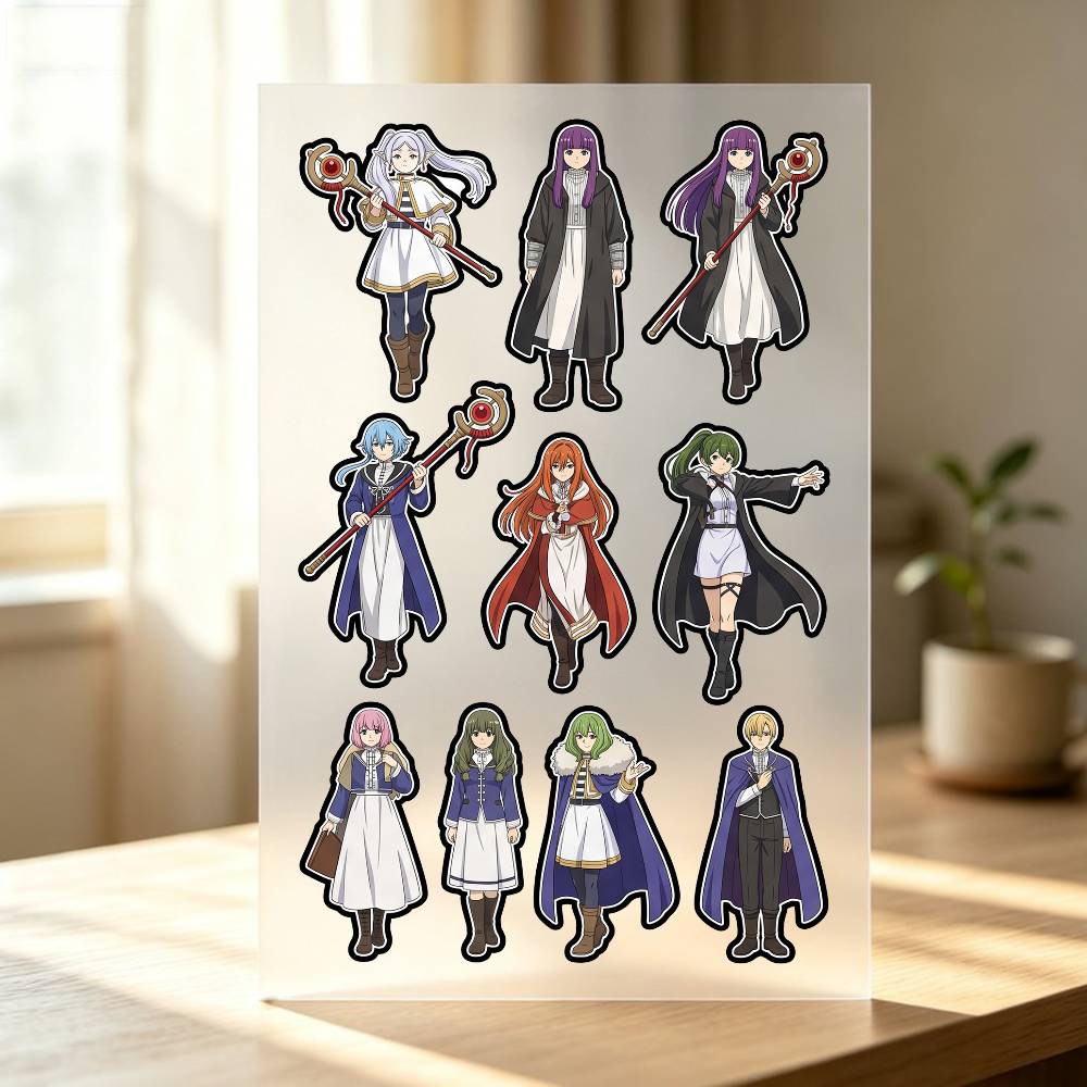 1 ชิ้น F-rieren สติกเกอร์ตัวถั - Laptop Accessories Wallpaper บทวิจารณ์และราคา