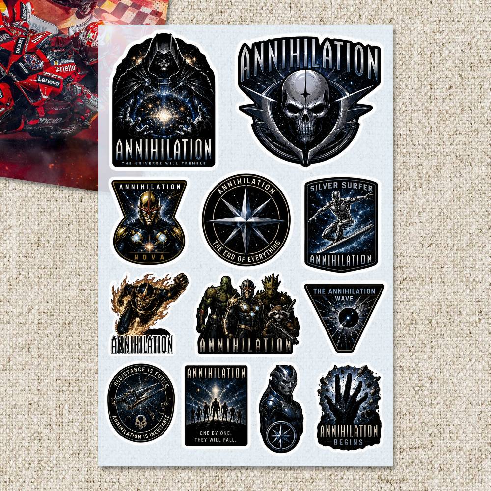 สติ๊กเกอร์ A-nnihilation สติ๊ก - Laptop Accessories Wallpaper บทวิจารณ์และราคา