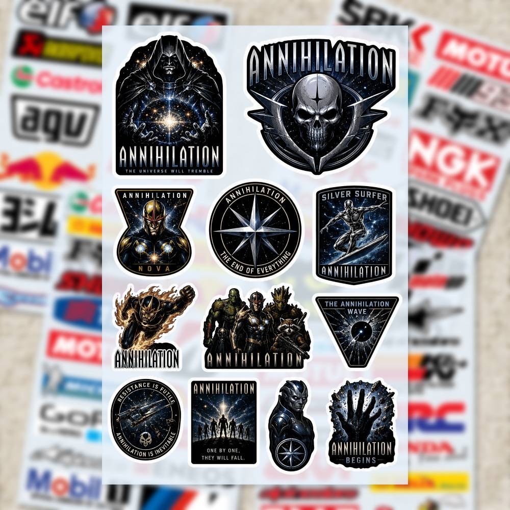 สติ๊กเกอร์ A-nnihilation สติ๊ก - Laptop Accessories Wallpaper บทวิจารณ์และราคา
