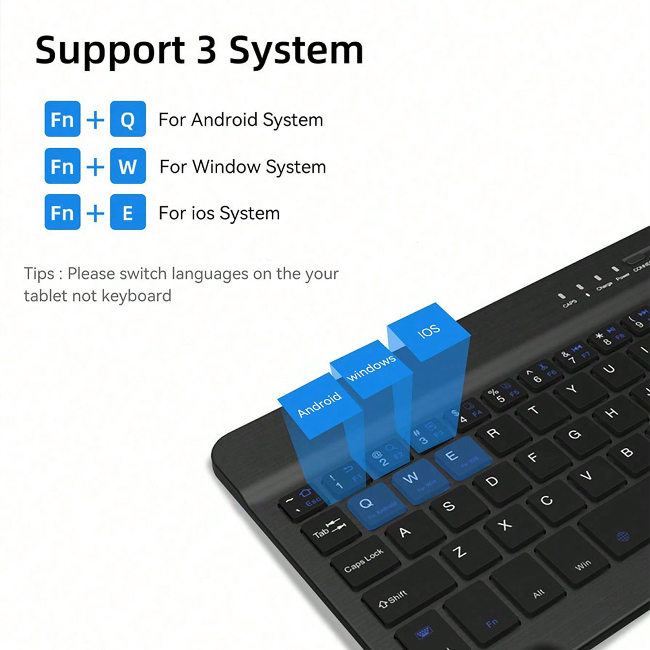 คีย์บอร์ดหลายภาษาสําหรับแท็บเล - Laptop Accessories Combo บทวิจารณ์และราคา