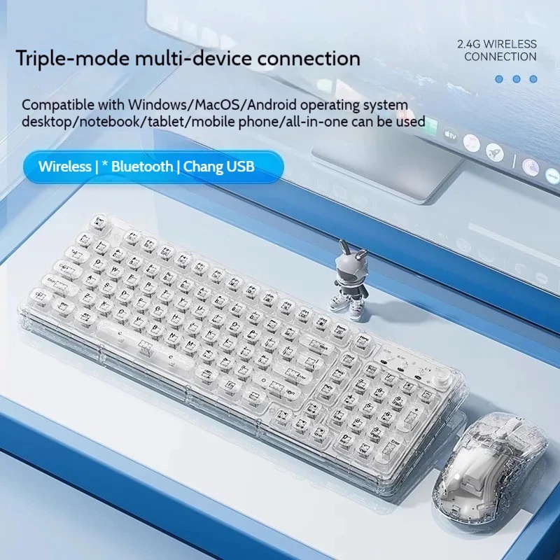 ชุดคีย์บอร์ดและเมาส์ไร้สายบลูท - Laptop Accessories Combo บทวิจารณ์และราคา
