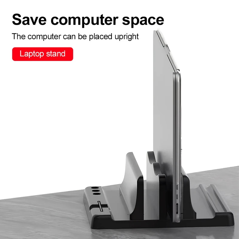 ขาตั้งแล็ปท็อปแนวตั้งแบบหลายช่ - Laptop Accessories Organizer บทวิจารณ์และราคา