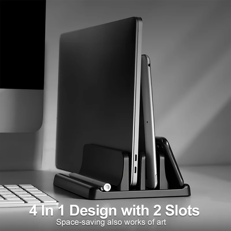 ขาตั้งแล็ปท็อปแนวตั้งแบบหลายช่ - Laptop Accessories Organizer บทวิจารณ์และราคา