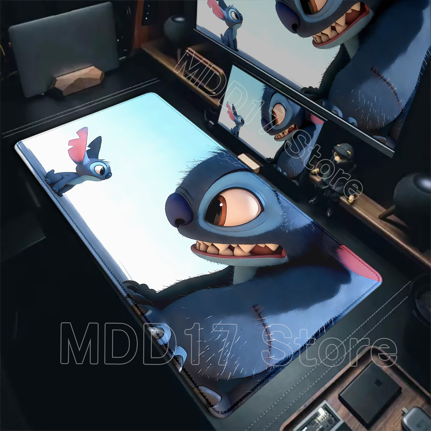 แผ่นรองเมาส์ลายการ์ตูนสติทช์น่ - Laptop Accessories Wallpaper บทวิจารณ์และราคา