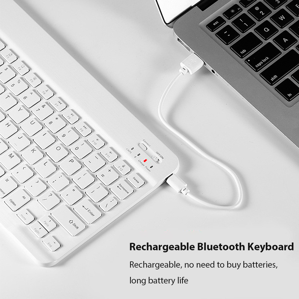 คีย์บอร์ดไร้สาย Bluetooth โทรศ - Laptop Accessories Combo บทวิจารณ์และราคา