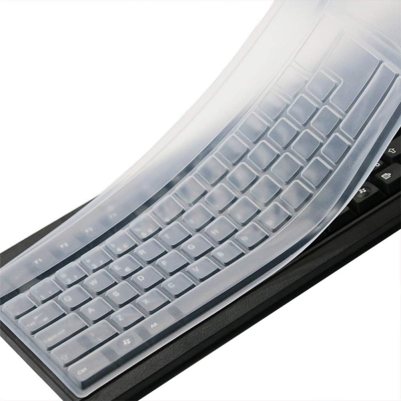 แผ่นป้องกันคีย์บอร์ดซิลิโคนบาง - Keyboard Cover Silicone บทวิจารณ์และราคา