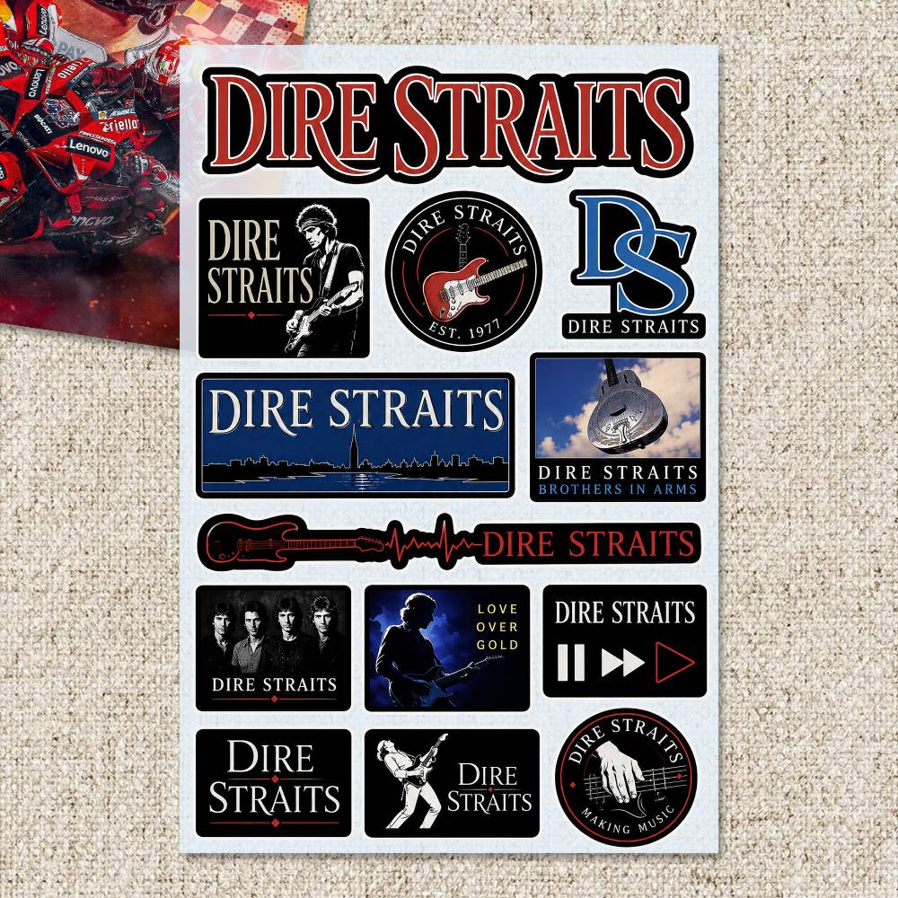 สติ๊กเกอร์ D-Dire Straits สติ๊ - Laptop Accessories Wallpaper บทวิจารณ์และราคา
