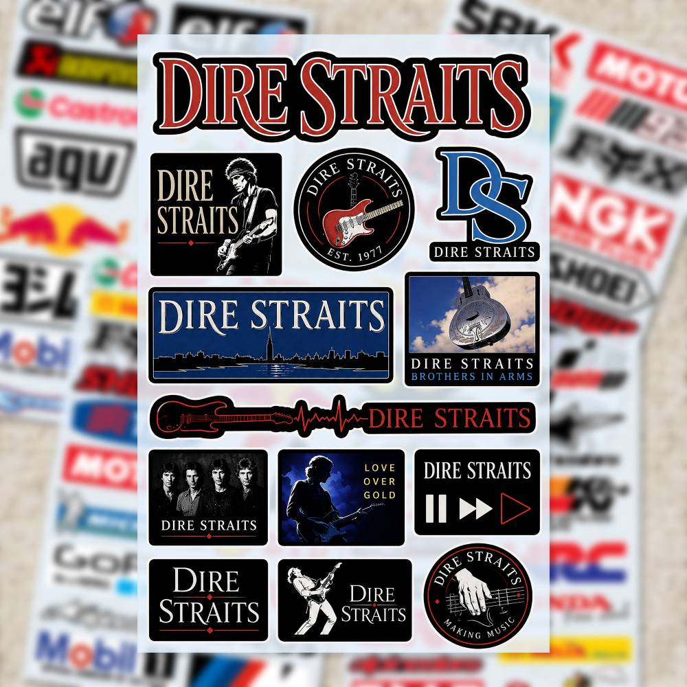สติ๊กเกอร์ D-Dire Straits สติ๊ - Laptop Accessories Wallpaper บทวิจารณ์และราคา