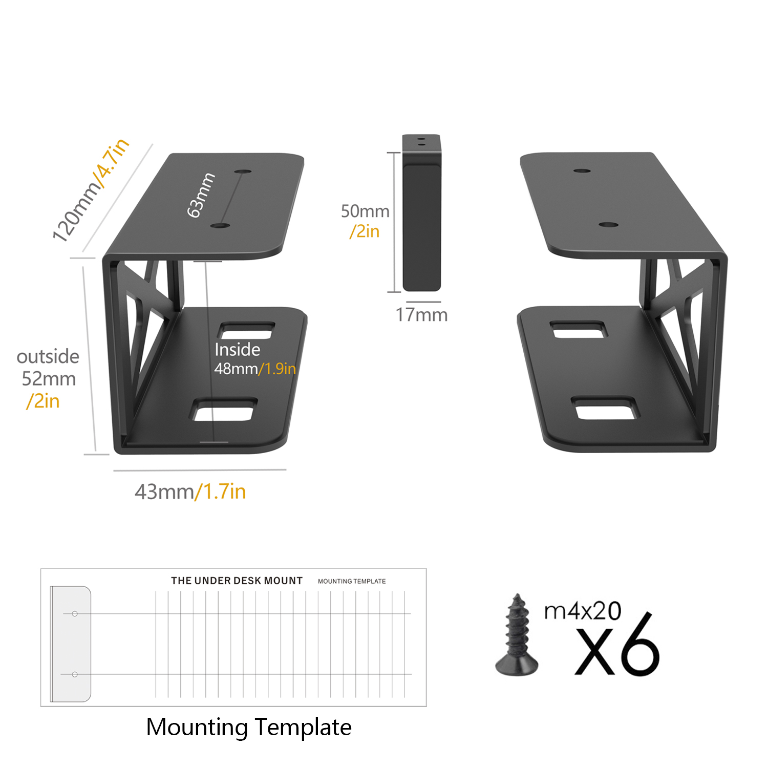 ใต้โต๊ะแล็ปท็อป/ที่ใส่ของคอมพิ - Laptop Accessories Organizer บทวิจารณ์และราคา