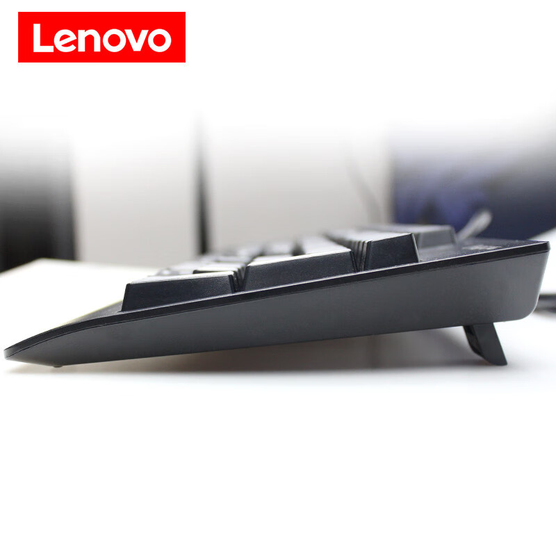 คีย์บอร์ดและเมาส์ Lenovo แบบมี - Laptop Accessories Combo บทวิจารณ์และราคา