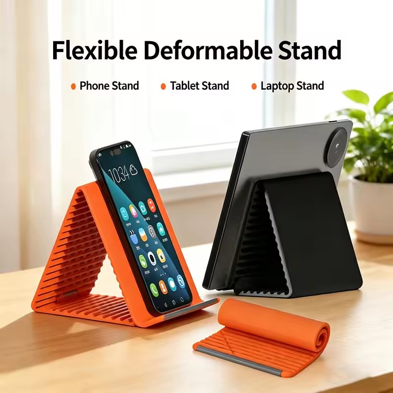 ที่วางโทรศัพท์ซิลิโคนแบบพับได้ - Laptop Accessories Organizer บทวิจารณ์และราคา