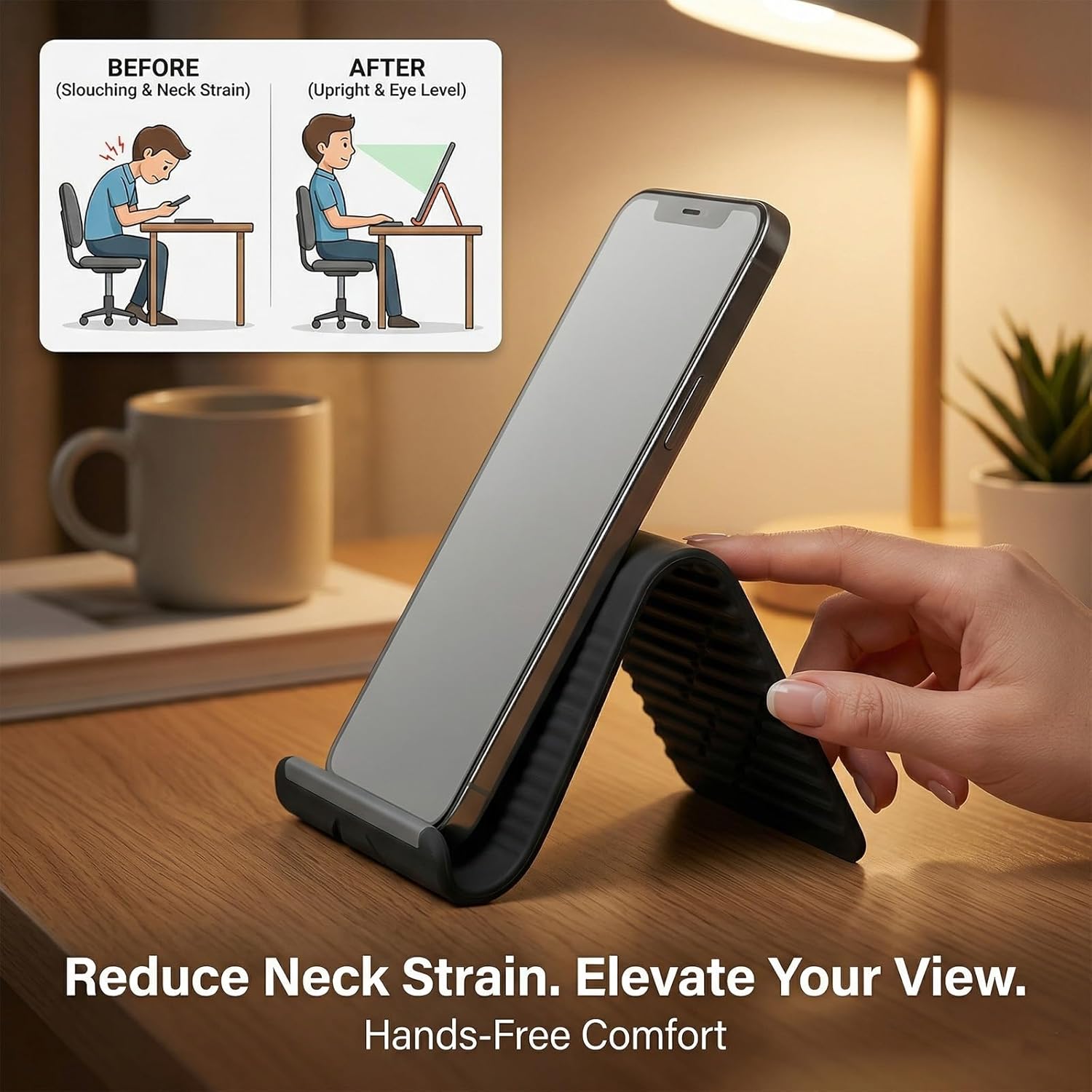 ที่วางโทรศัพท์ซิลิโคนแบบพับได้ - Laptop Accessories Organizer บทวิจารณ์และราคา
